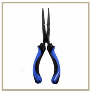 This is a picture of a pair of Kastking fishing pliers.