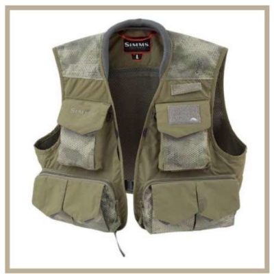 This is a picture of the Simms Freestone Fishing Vest