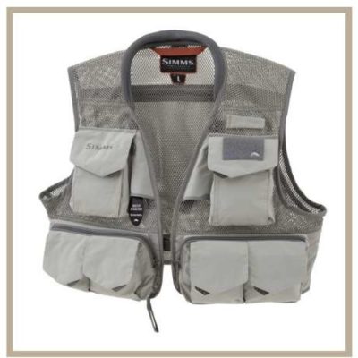 Picture of Simms Headwaters Pro Fishing Vest, gear that should be owned.