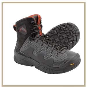 This is a picture of the Simms G4 Wading boots, the best wading boots of the year. 