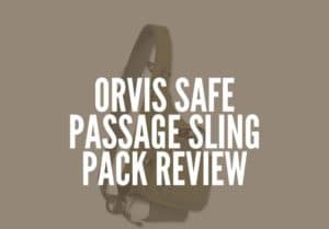 This is a picture of the Safe Passage sling pack by Orvis.