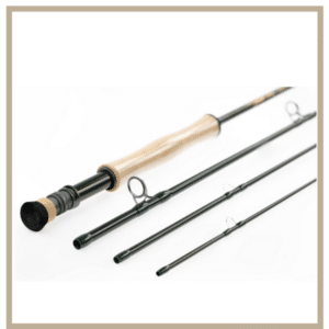 Picture of TFO BVK fly rod. 